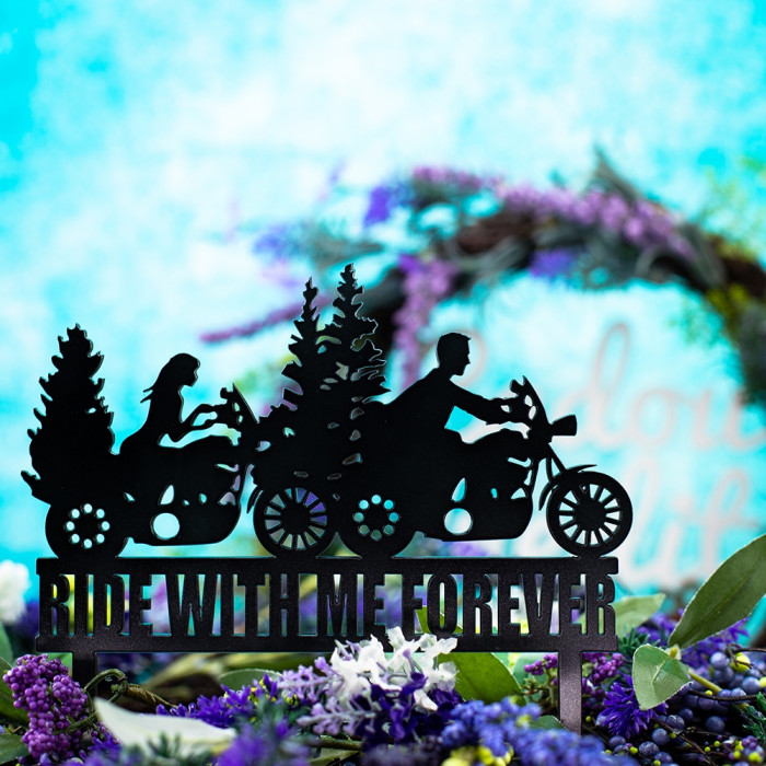 Accesorii pentru nunta - Topper nunta Motociclete Rock Harley Davidson Cadou personalizat