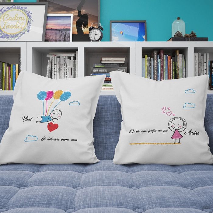 Cadou personalizat Perne Personalizate  - Iti daruiesc inima mea