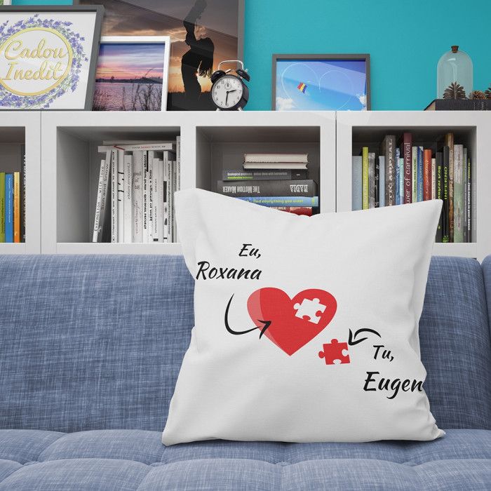 Cadou personalizat Perna Personalizata - Puzzle-ul inimii mele