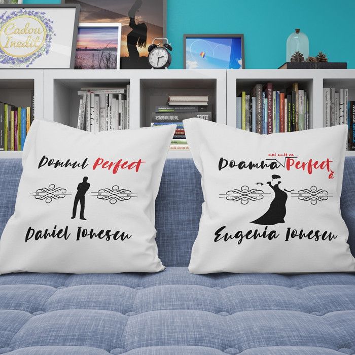 Cadou personalizat Perne Personalizate - Cuplul PERFECT