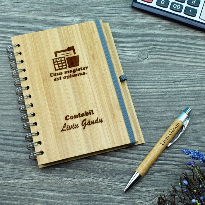 Agenda personalizata Contabil, Usus magister, Cadou personalizat