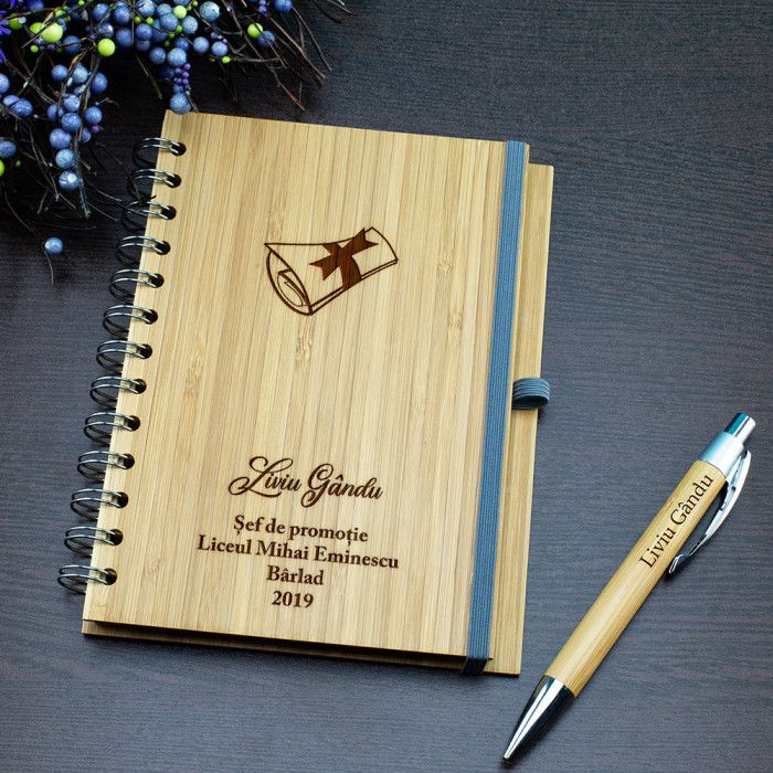 Agenda personalizata Sef de promotie, Diploma, Cadou personalizat
