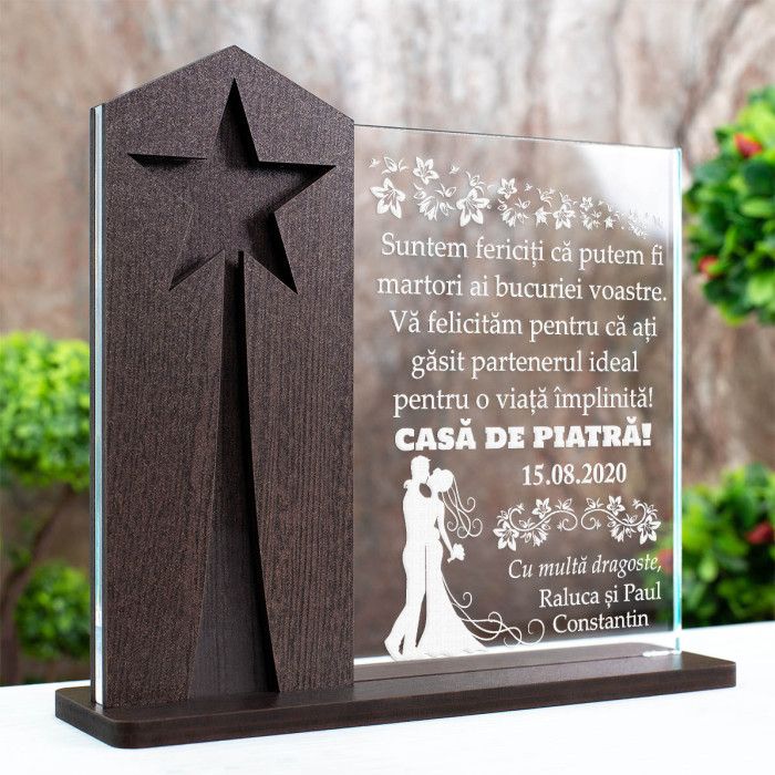 Trofeu Miri, Partenerul ideal, Cadou personalizat Astru