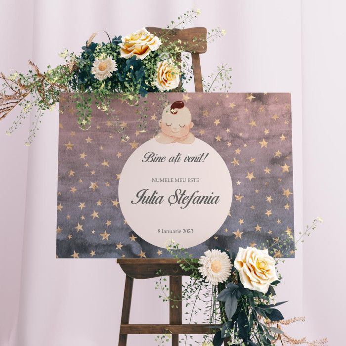 Placuta Botez, Bine ati venit, Accesorii botez personalizate