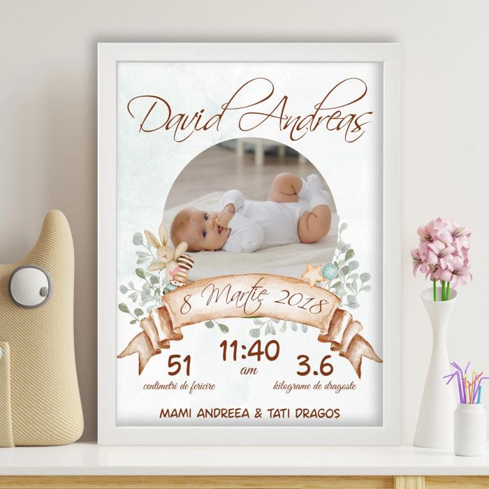 Tablou Bebelusi, Amintire nepretuita, A3 Cadou Personalizat