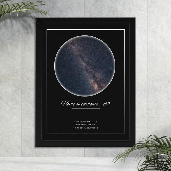 Tablou Casa Noua, Sweet Home, A3 Cadou Personalizat