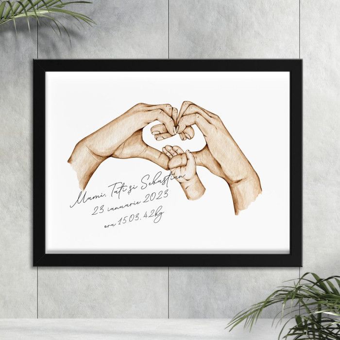 Tablou personalizat Familie, Noi, A3 Cadou Personalizat 1